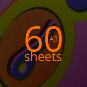 60 sheets (A3, single-sided)